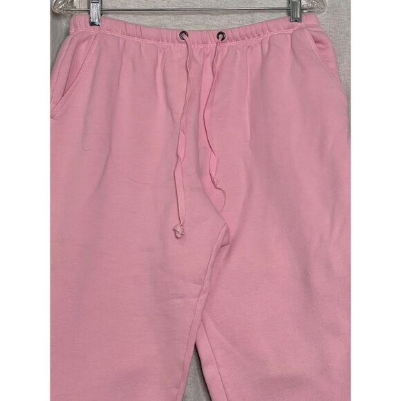 Eddie Bauer Women Medium Pink & Yellow Cotton Blend Sweatpants small flaws - Picture 3 of 16